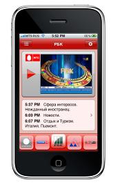 МТС запустила мобильное телевидение на iPhone  на базе программы SPB TV